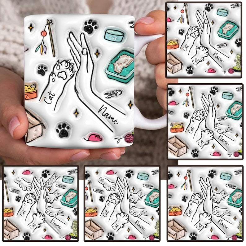 ペット マグカップ|猫グッズ 名入れ|うちのこ オシャレ マグ04