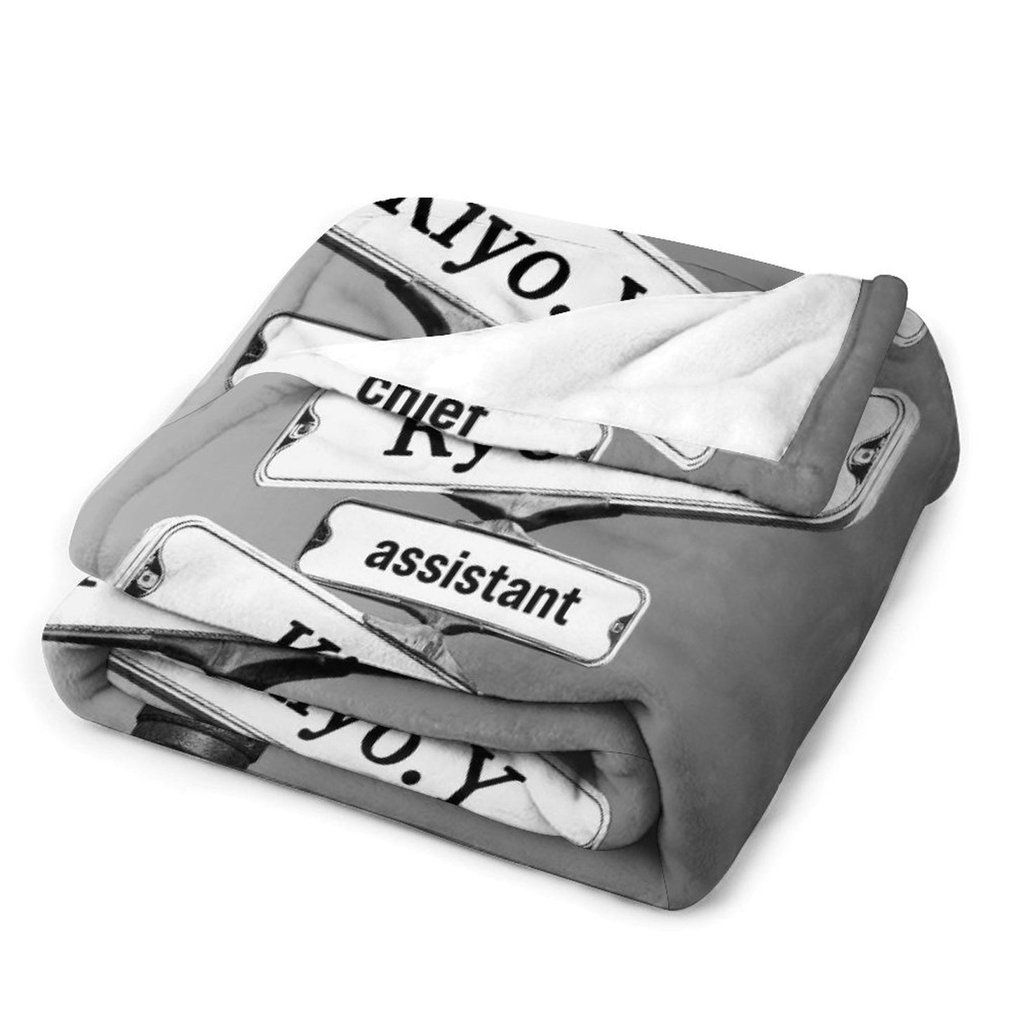 ブランケット|家族 名入れ|誕生日ギフト|新築祝い|オーダー|道路標識 03