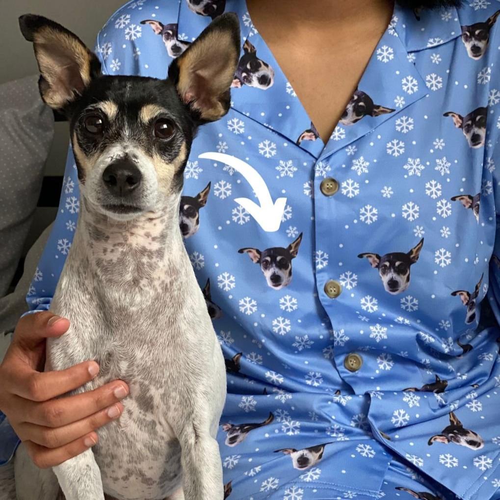 【オーダーメイド】🔥新作〜世界に一つ パジャマ S〜3XL・ペット 写真 グッズ・うちの子・犬・猫