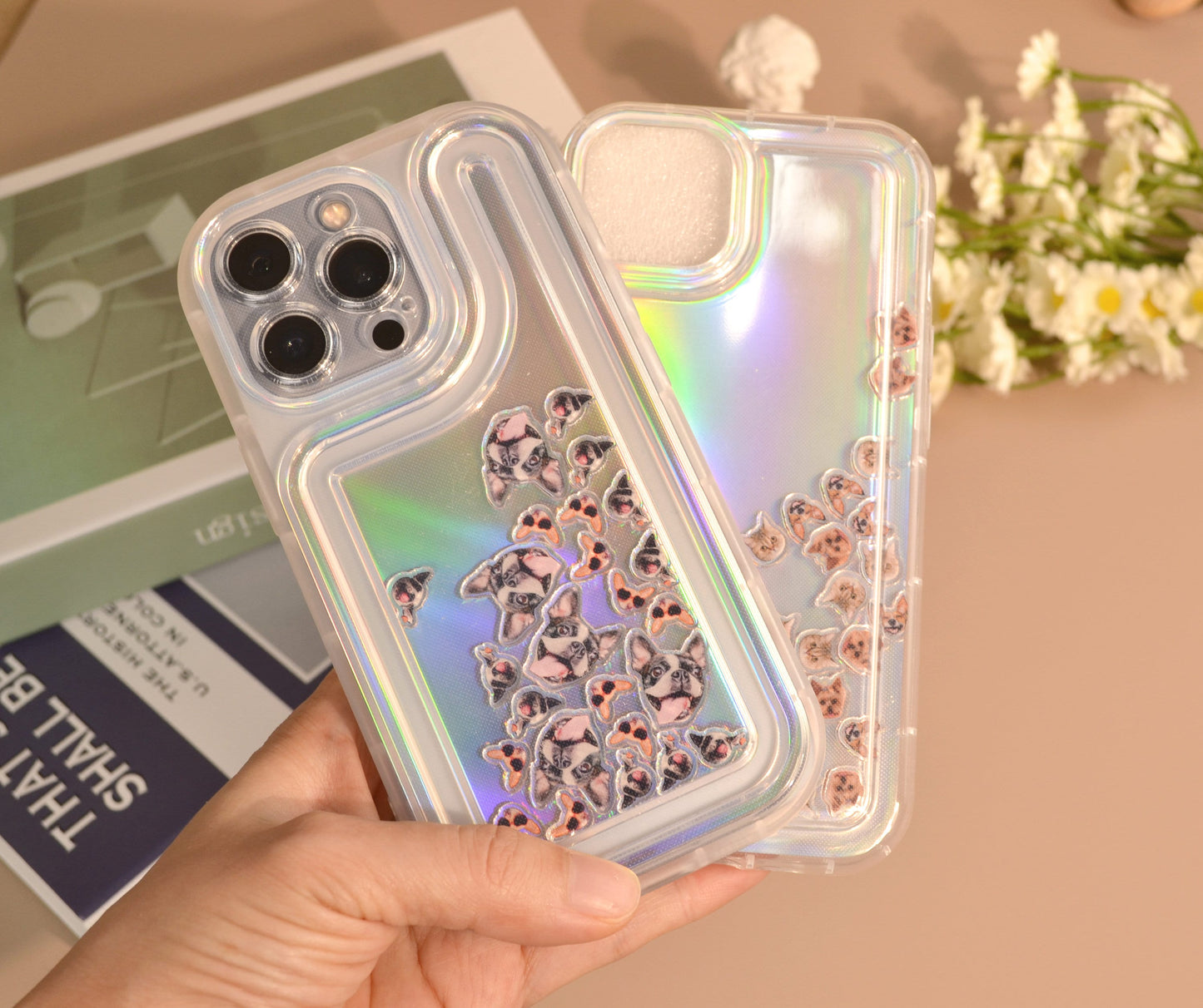 うちの子 シェイカーケース|オリジナル シャカシャカケース|ペットの写真 スマホケース|ペットグッズ iPhoneケース