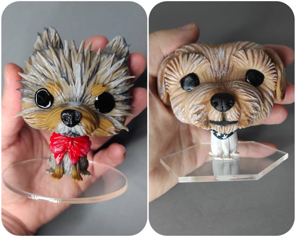 【オーダーメイド】世界に一つ 似顔絵 ペット Funko Pop フィギュア・ペット 写真 グッズ・うちの子・犬・猫