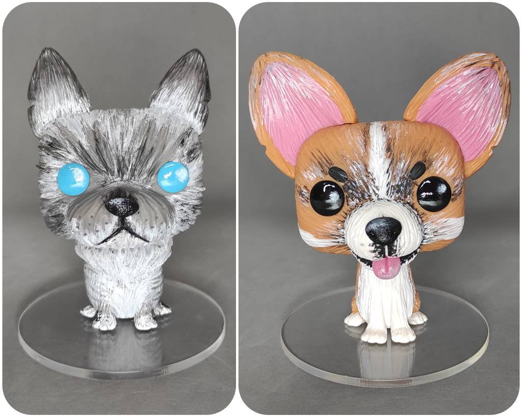 【オーダーメイド】世界に一つ 似顔絵 ペット Funko Pop フィギュア・ペット 写真 グッズ・うちの子・犬・猫