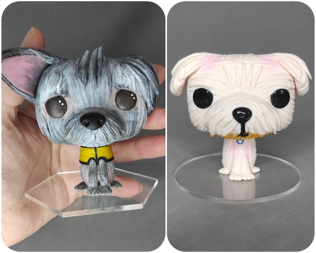 【オーダーメイド】世界に一つ 似顔絵 ペット Funko Pop フィギュア・ペット 写真 グッズ・うちの子・犬・猫