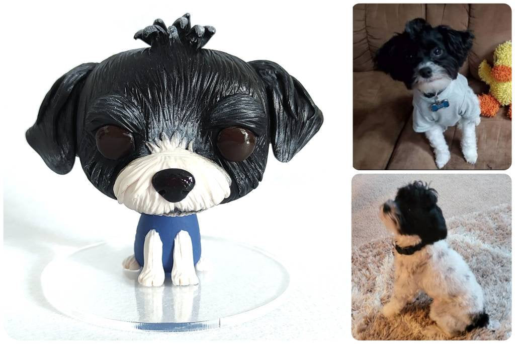 【オーダーメイド】世界に一つ 似顔絵 ペット Funko Pop フィギュア・ペット 写真 グッズ・うちの子・犬・猫