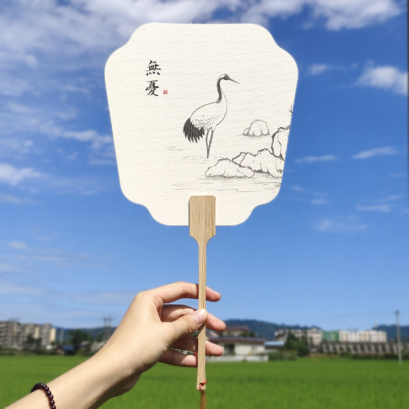 ライブ配信中に現場で制作漆扇