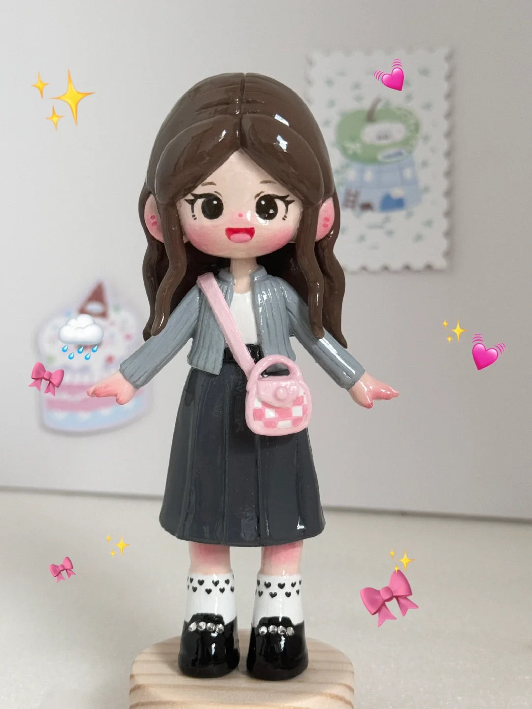 【オーダーメイド】可愛い 写真 から フィギュア 安い/自分 フィギュア/推し活・BTS・記念日・誕生日・応援・結婚祝いプレゼント