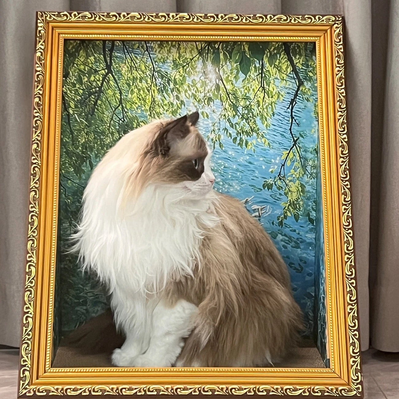 名画の中の猫 - アートキャットハウス・スクラッチャー | あなたのペットを世界に1つだけのアート作品に♪