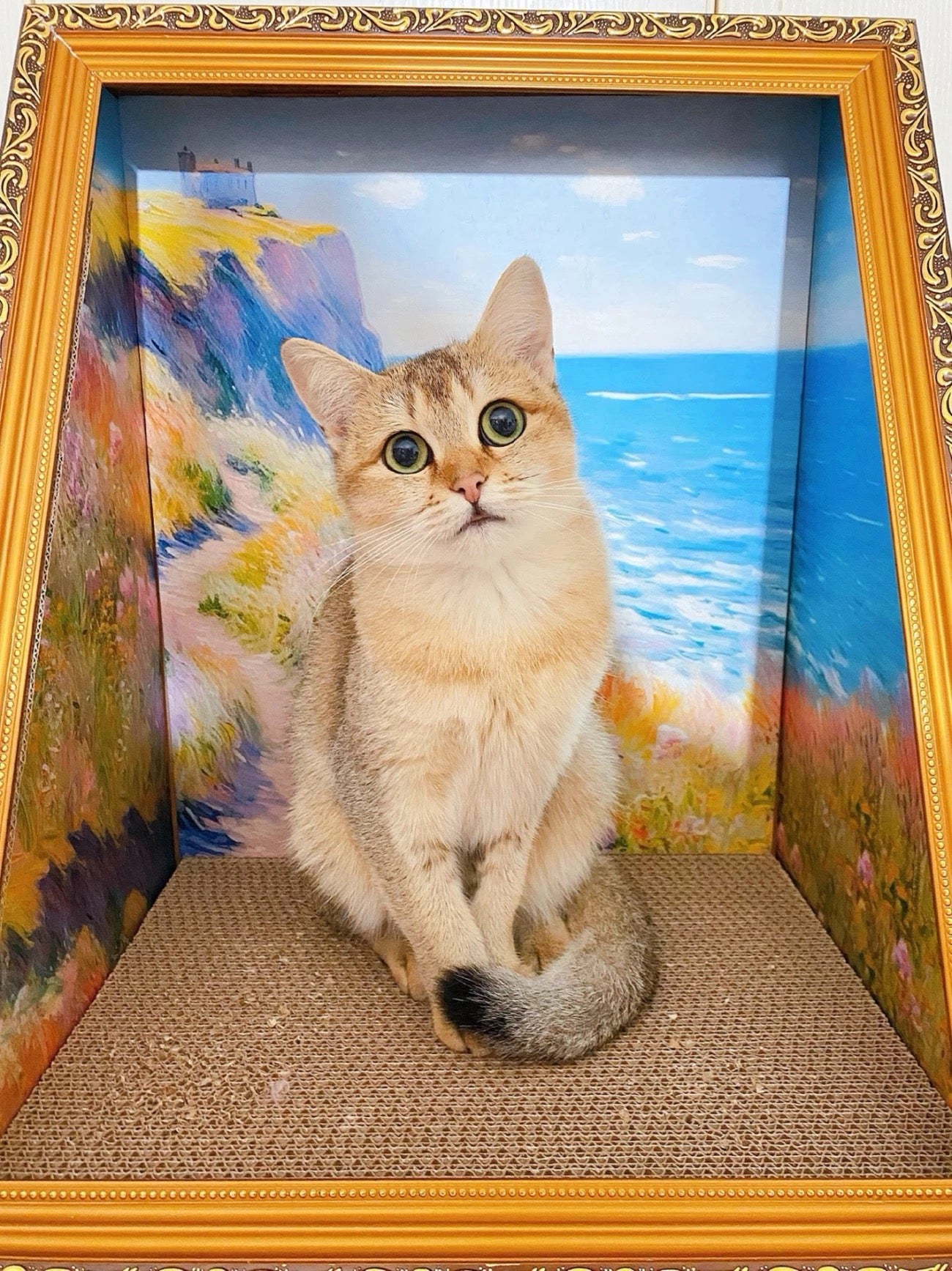名画の中の猫 - アートキャットハウス・スクラッチャー | あなたのペットを世界に1つだけのアート作品に♪