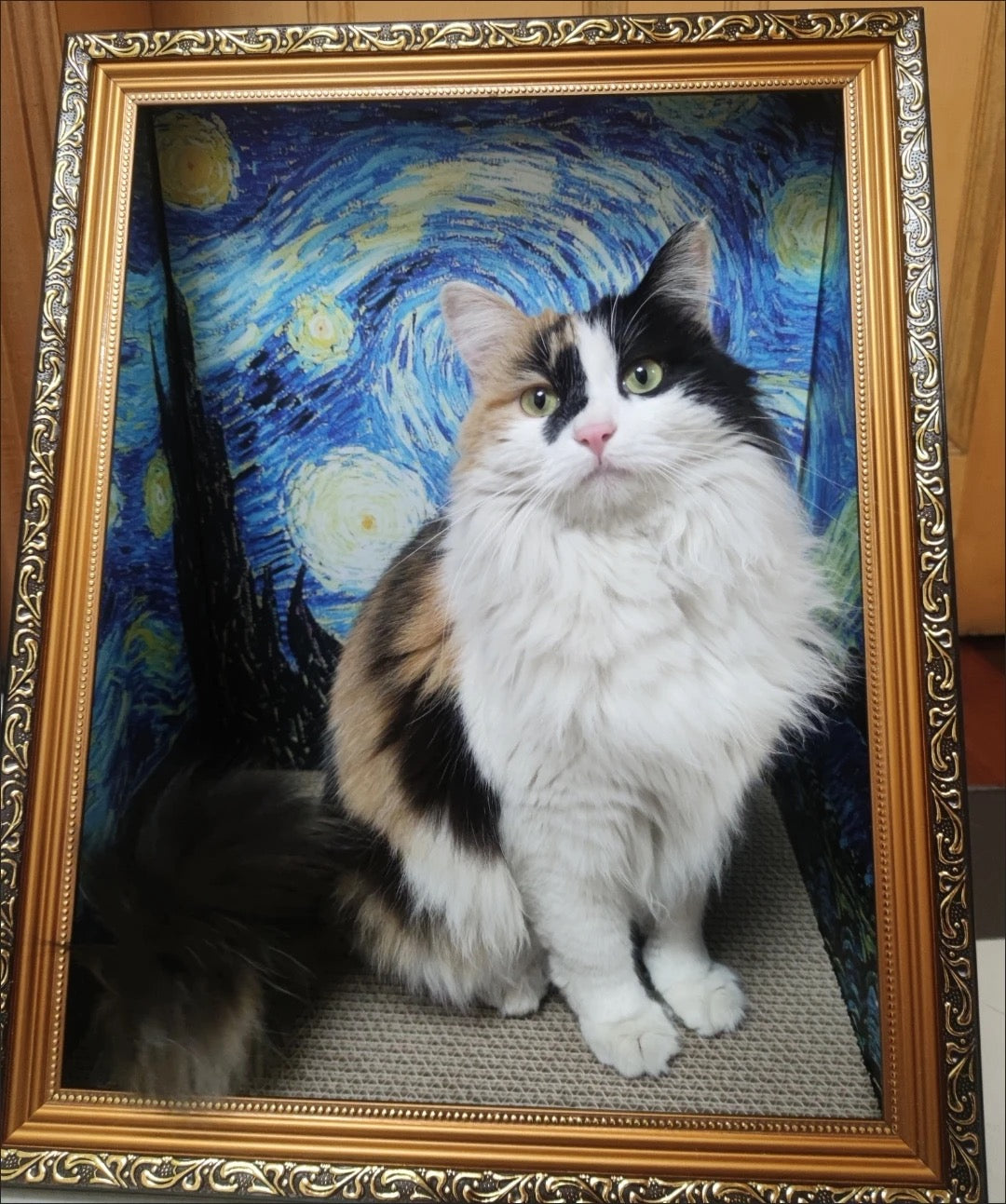 名画の中の猫 - アートキャットハウス・スクラッチャー | あなたのペットを世界に1つだけのアート作品に♪