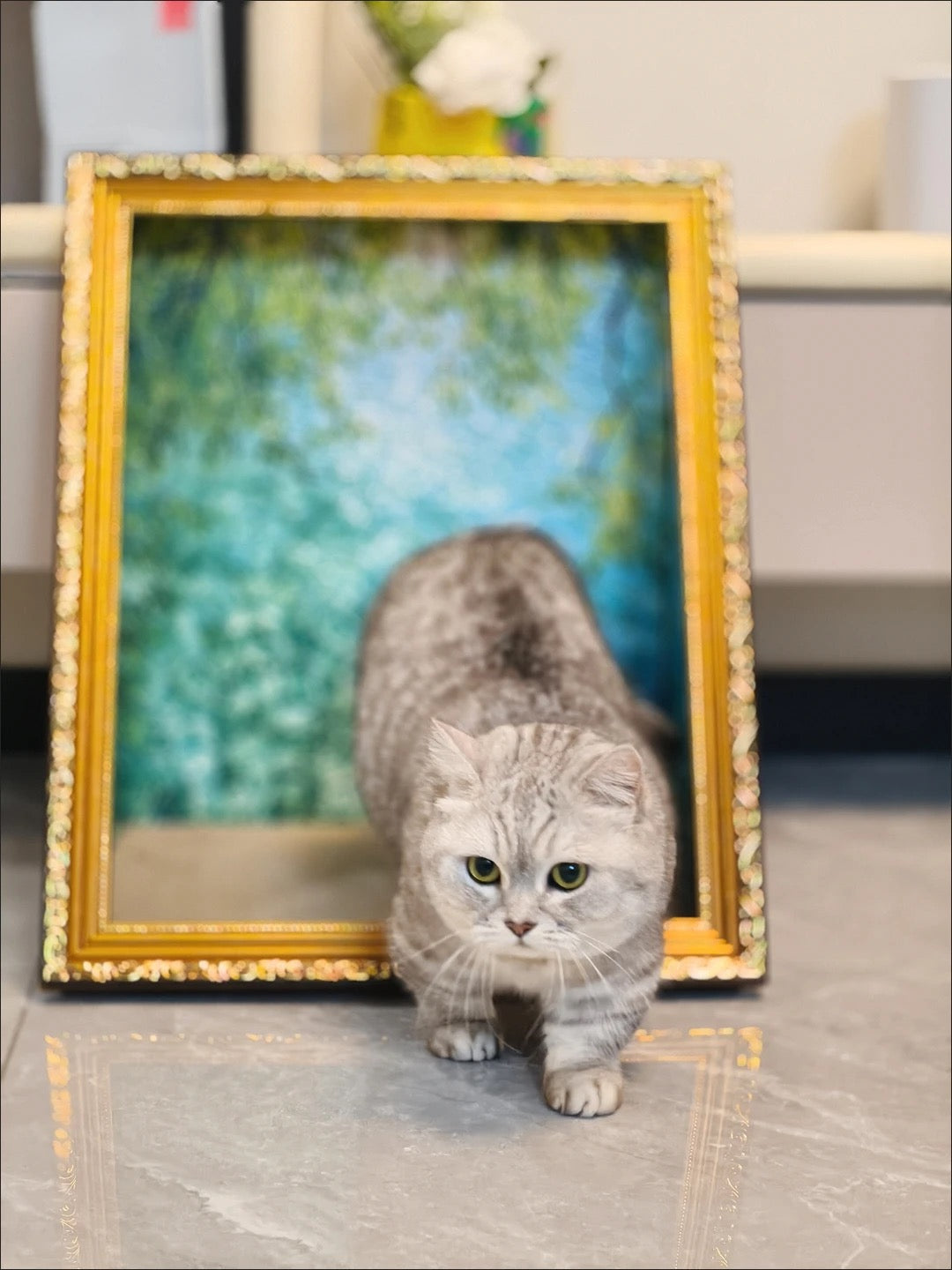 名画の中の猫 - アートキャットハウス・スクラッチャー | あなたのペットを世界に1つだけのアート作品に♪