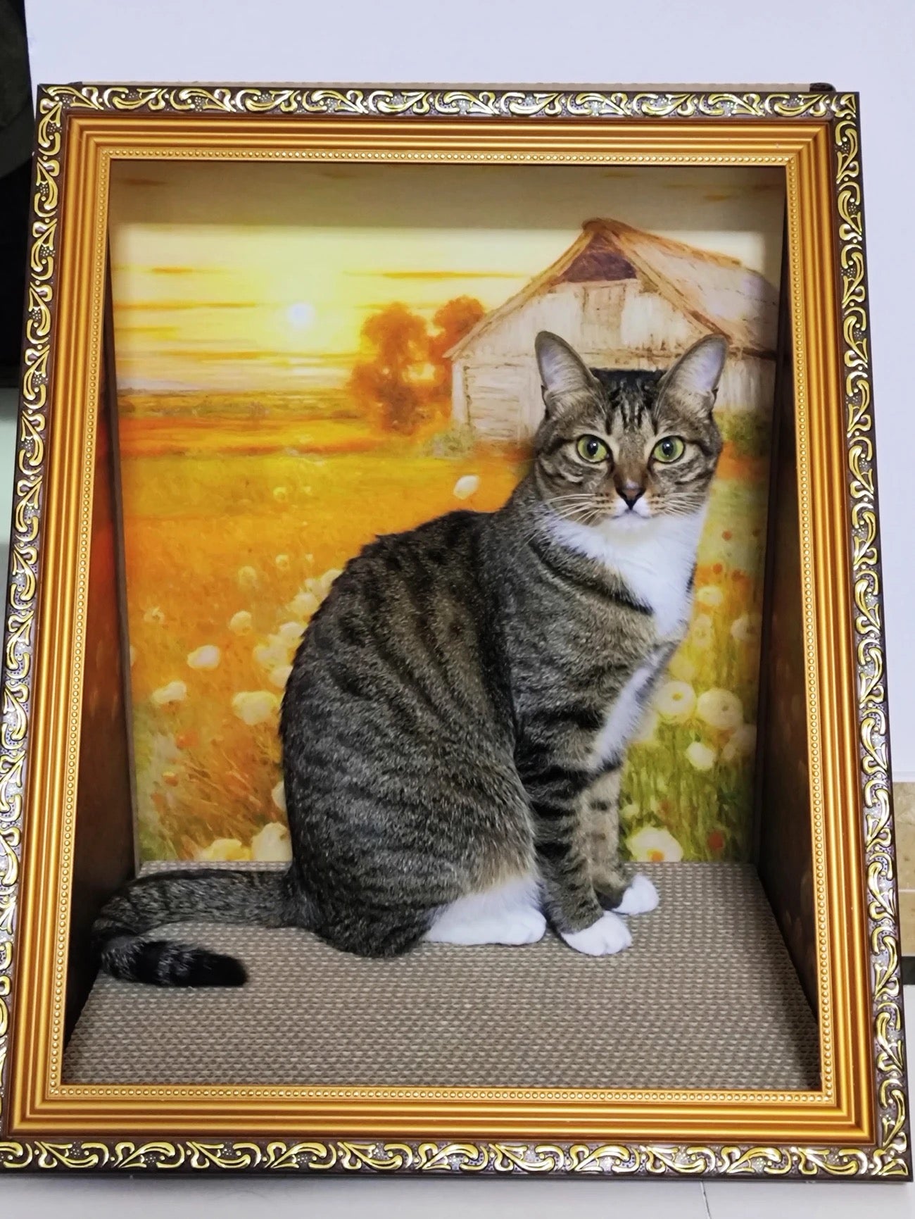 名画の中の猫 - アートキャットハウス・スクラッチャー | あなたのペットを世界に1つだけのアート作品に♪