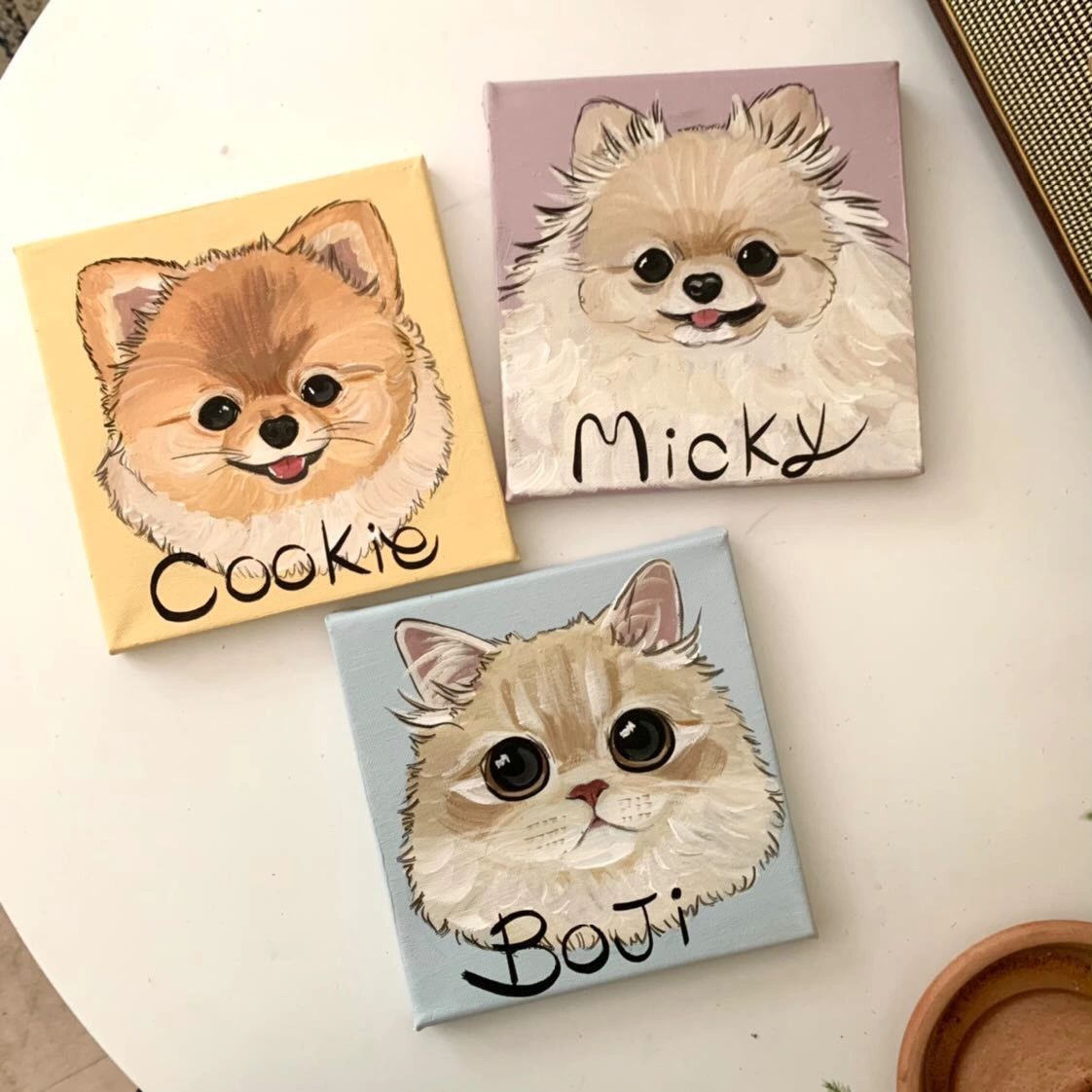 あなたのペットを世界に1つだけのアート作品に♪ | ペットイラスト | ペット似顔絵 | 犬 猫 うちの子