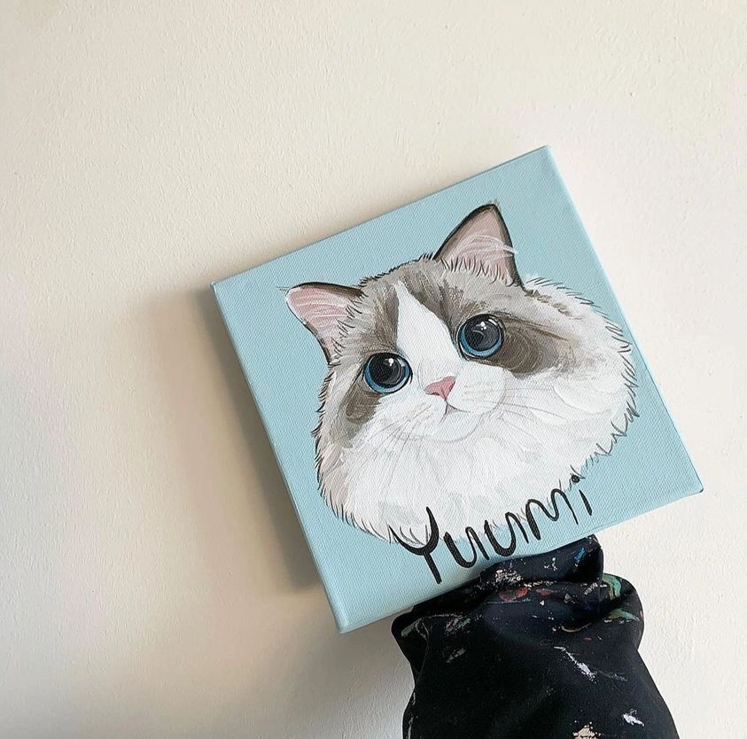あなたのペットを世界に1つだけのアート作品に♪ | ペットイラスト | ペット似顔絵 | 犬 猫 うちの子