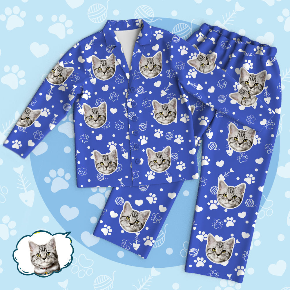 【オーダーメイド】世界に一つ パジャマ S〜3XL・ペット 写真 グッズ・うちの子・犬・猫