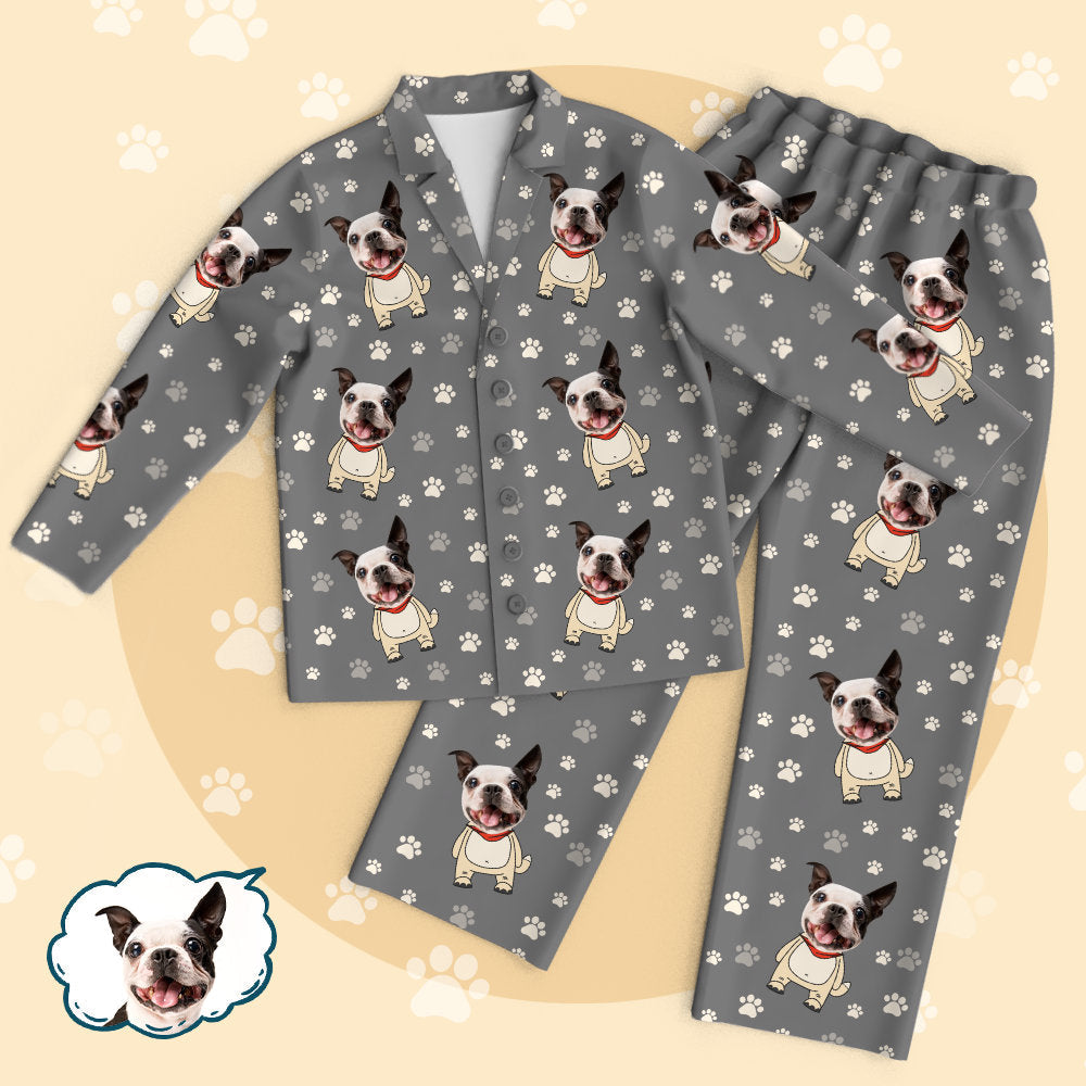 【オーダーメイド】世界に一つ パジャマ S〜3XL・ペット 写真 グッズ・うちの子・犬・猫