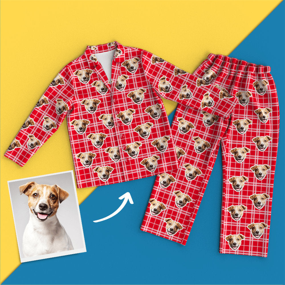 【オーダーメイド】世界に一つ パジャマ S〜3XL・ペット 写真 グッズ・うちの子・犬・猫
