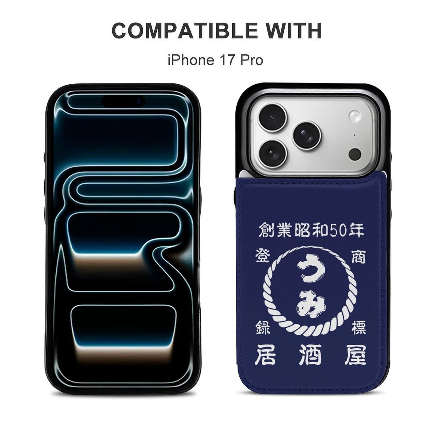 名前入り スマートフォンケース 革製 商店風 折りたたみケース フリップケース 新柄