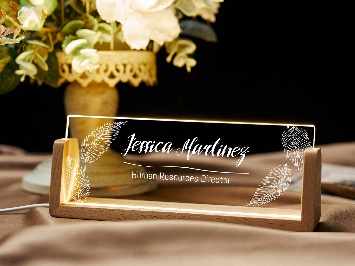 商号・会社 社員のデスクネームプレート サイン ☆