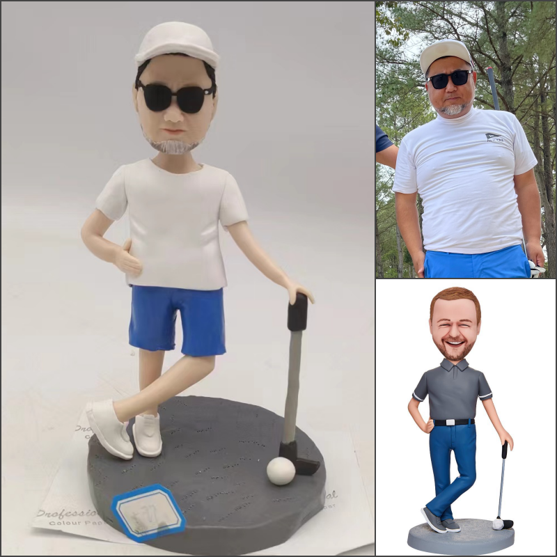 【オーダーメイド】お写真入からのオリジナル フィギュア 制作/自分 フィギュア/ゴルフコンペの景品・賞品・ギフト・記念品に!