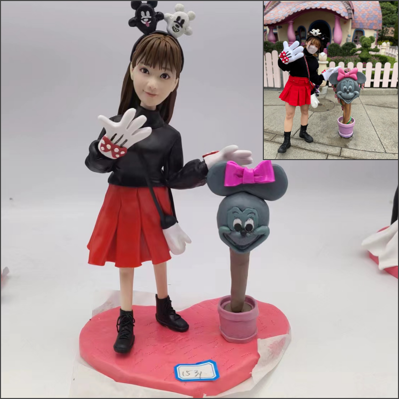 【オーダーメイド】お写真入からのオリジナル フィギュア 制作/自分 フィギュア/卒業 記念品・卒業 プレゼントに!