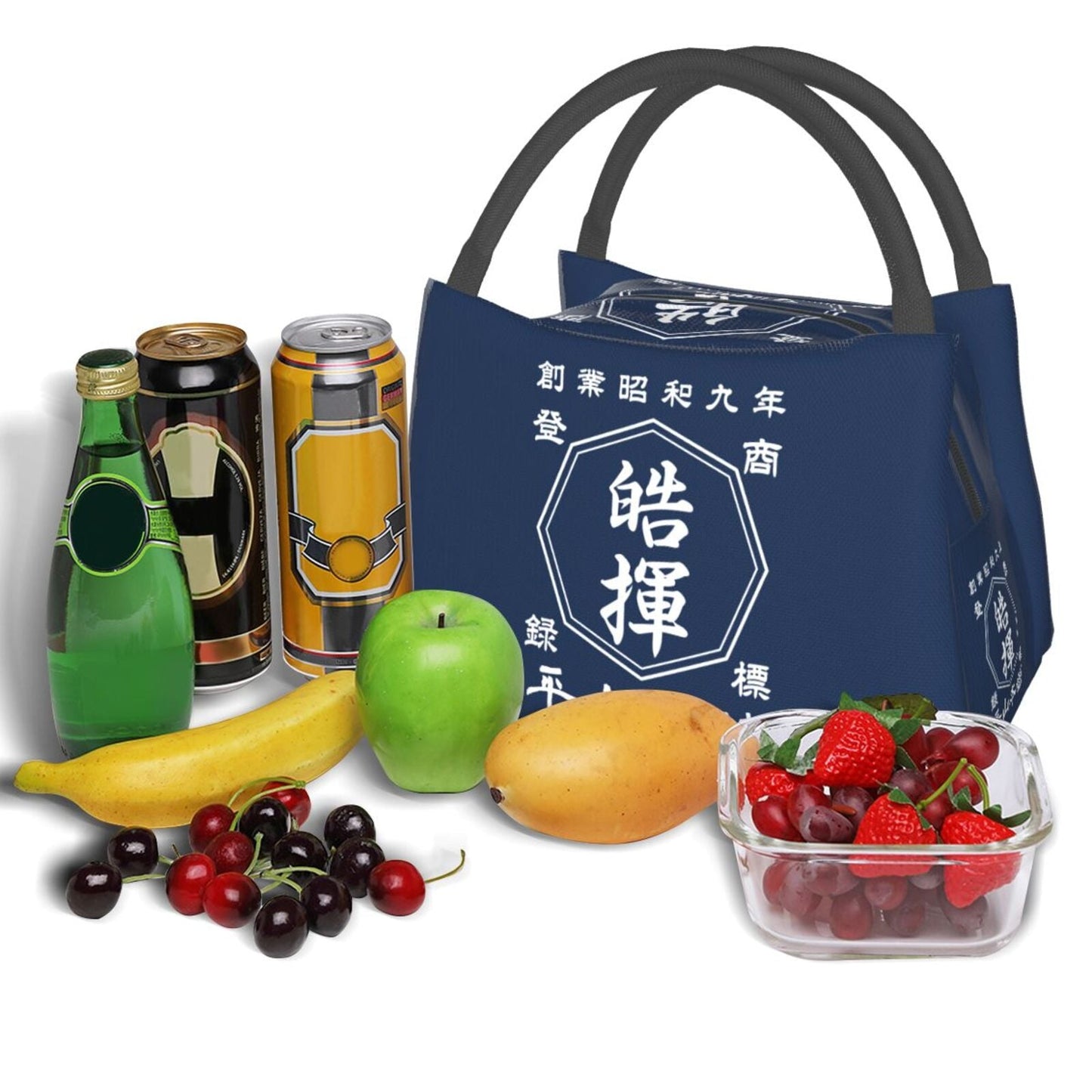 保温冷蔵ランチバッグ|年号 名前入り|商店風|開店祝い|誕生日ギフト