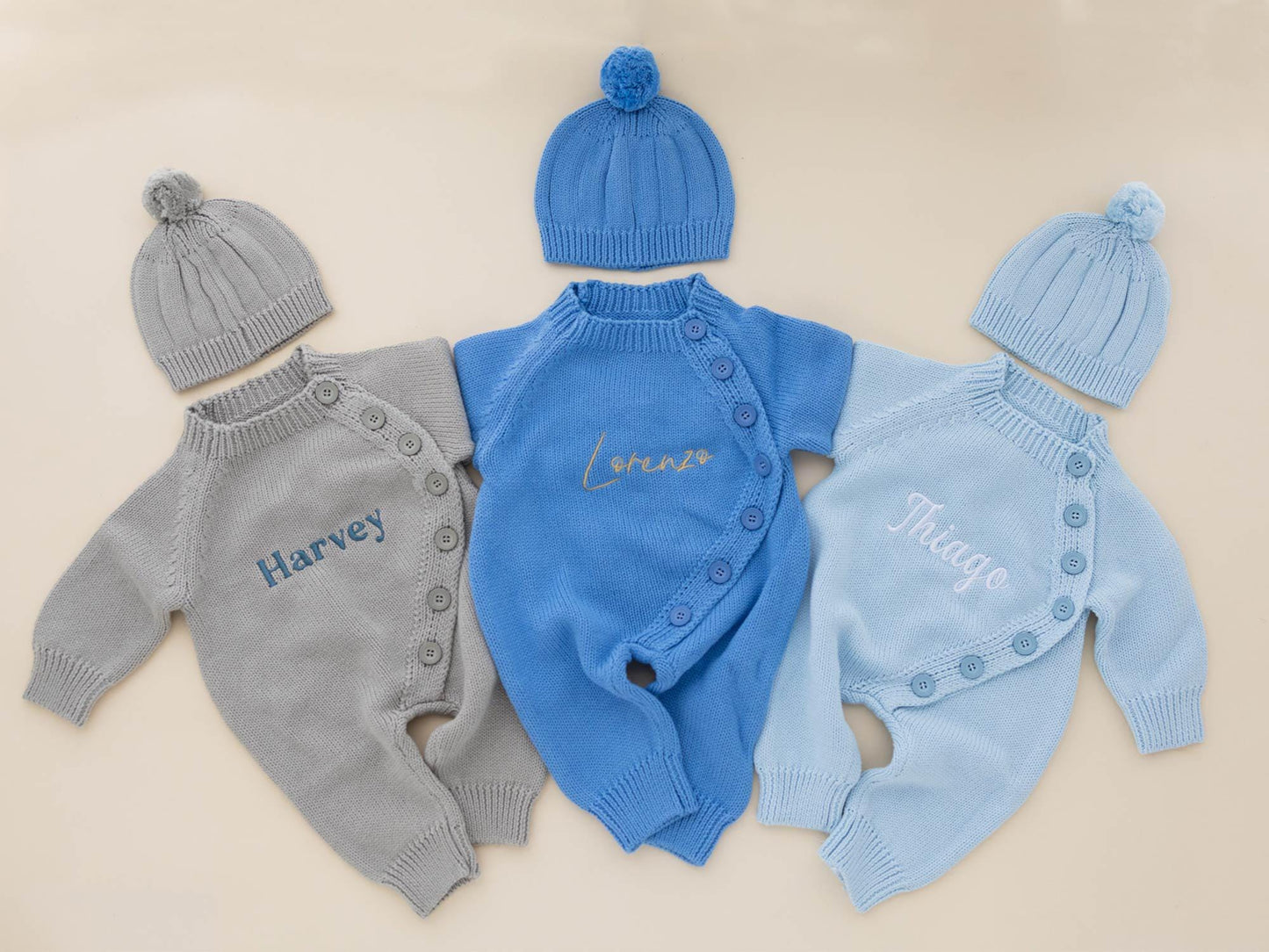 【オーダーメイド】名前刺繍入り ベビーロンパース|出産祝い|オリジナルギフト