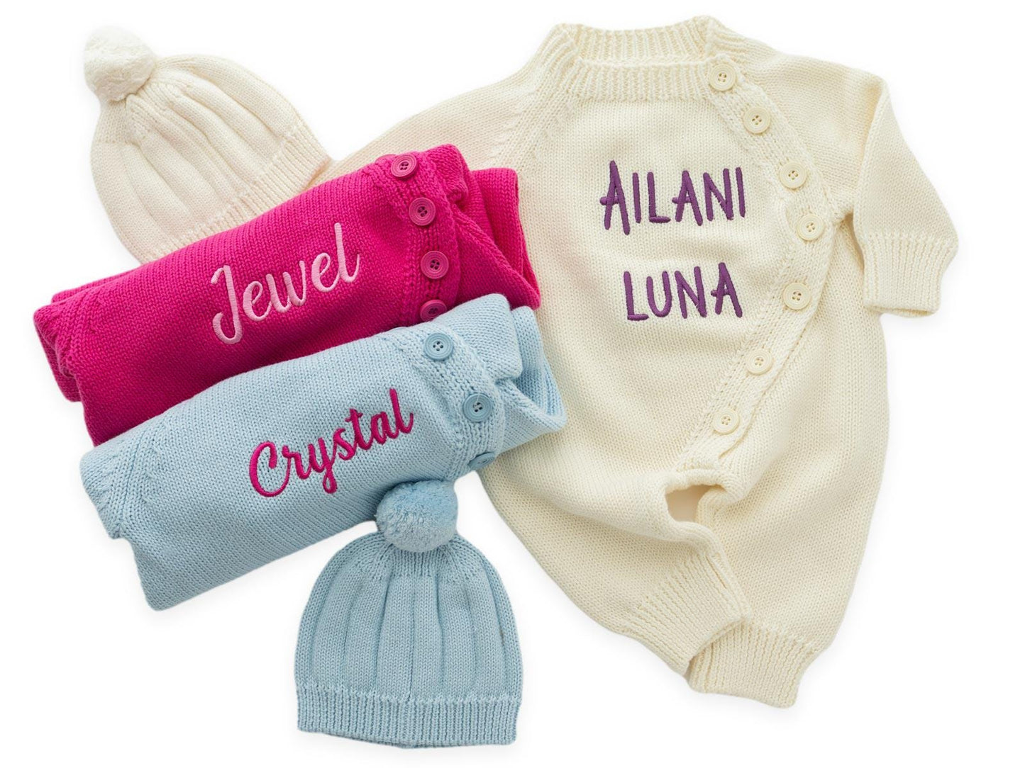 【オーダーメイド】名前刺繍入り ベビーロンパース|出産祝い|オリジナルギフト