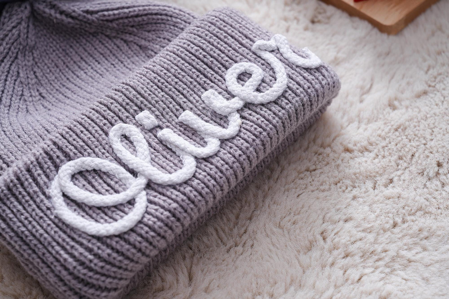 【オーダーメイド】名前入りベビーハット|名入れ|誕生日ギフト|出産祝い