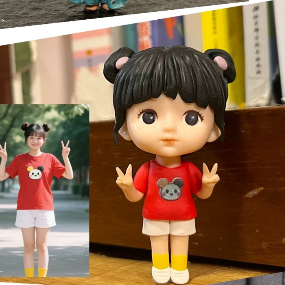 【オーダーメイド】お写真入からのオリジナル 似顔絵 フィギュア キーホルダー/自分 フィギュア/記念日・BTS・誕生日・推し活・結婚祝いプレゼント