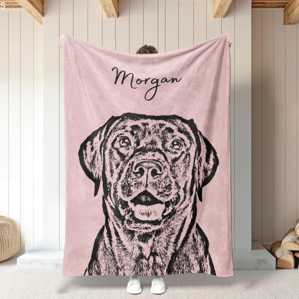 写真入り ブランケット|名入れ プレゼント|オーダーメイド 誕生日