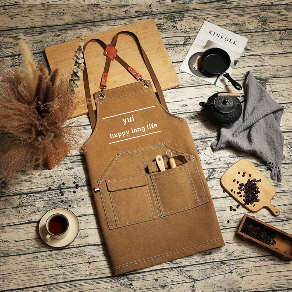 名前入り エプロン　開店祝い プレゼントバレンタインデー ホワイトデー キッチン 雑貨 おもしろ 誕生日 母の日 父の日