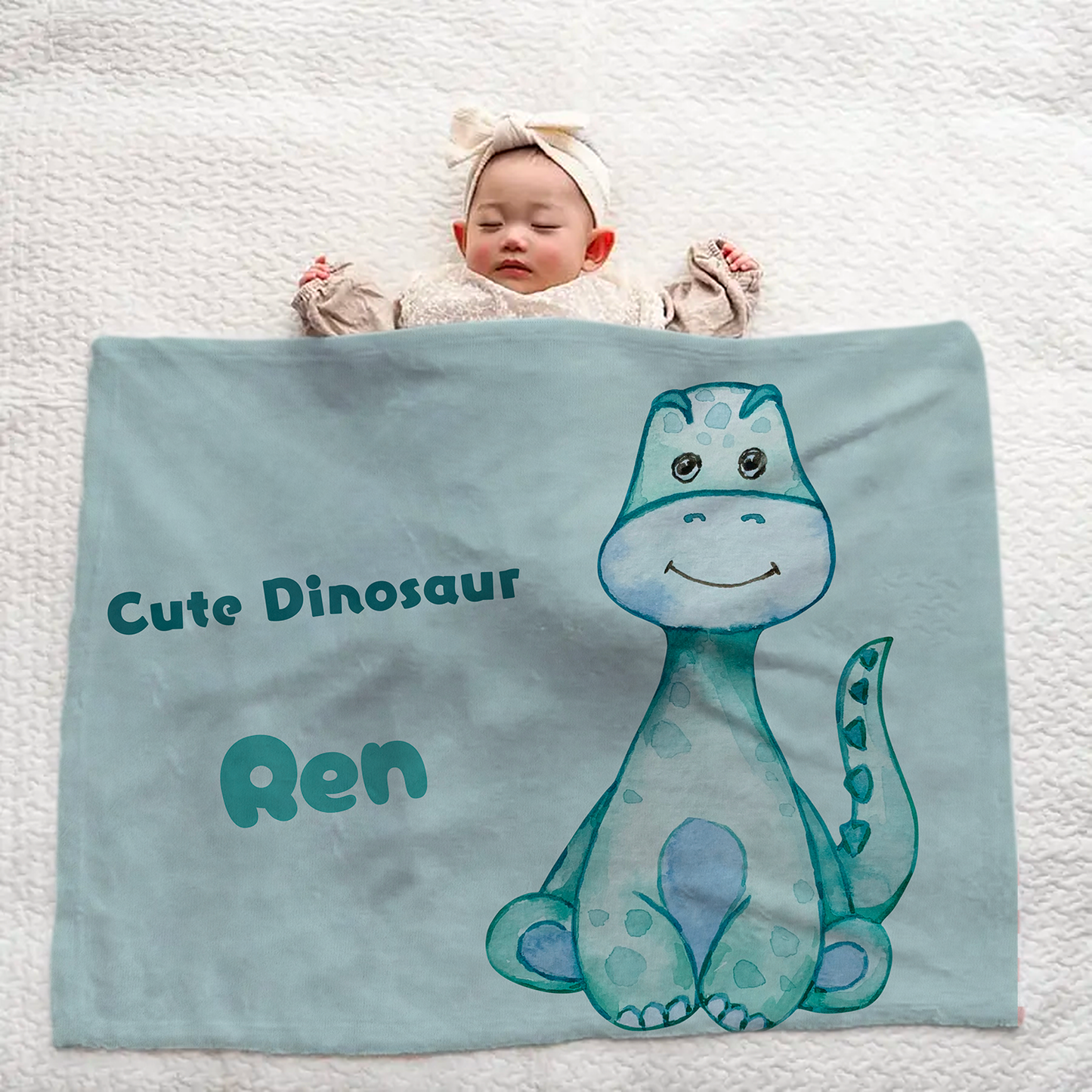 水彩動物ブランケット|名入れ|誕生日ギフト|出産祝い|オーダー