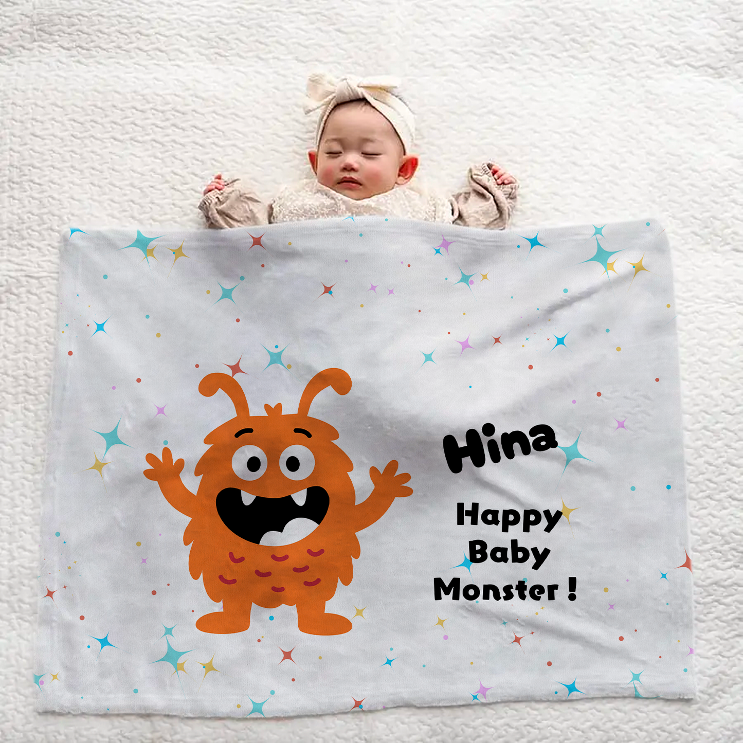 モンスターブランケット|名入れ|誕生日ギフト|出産祝い|オーダー