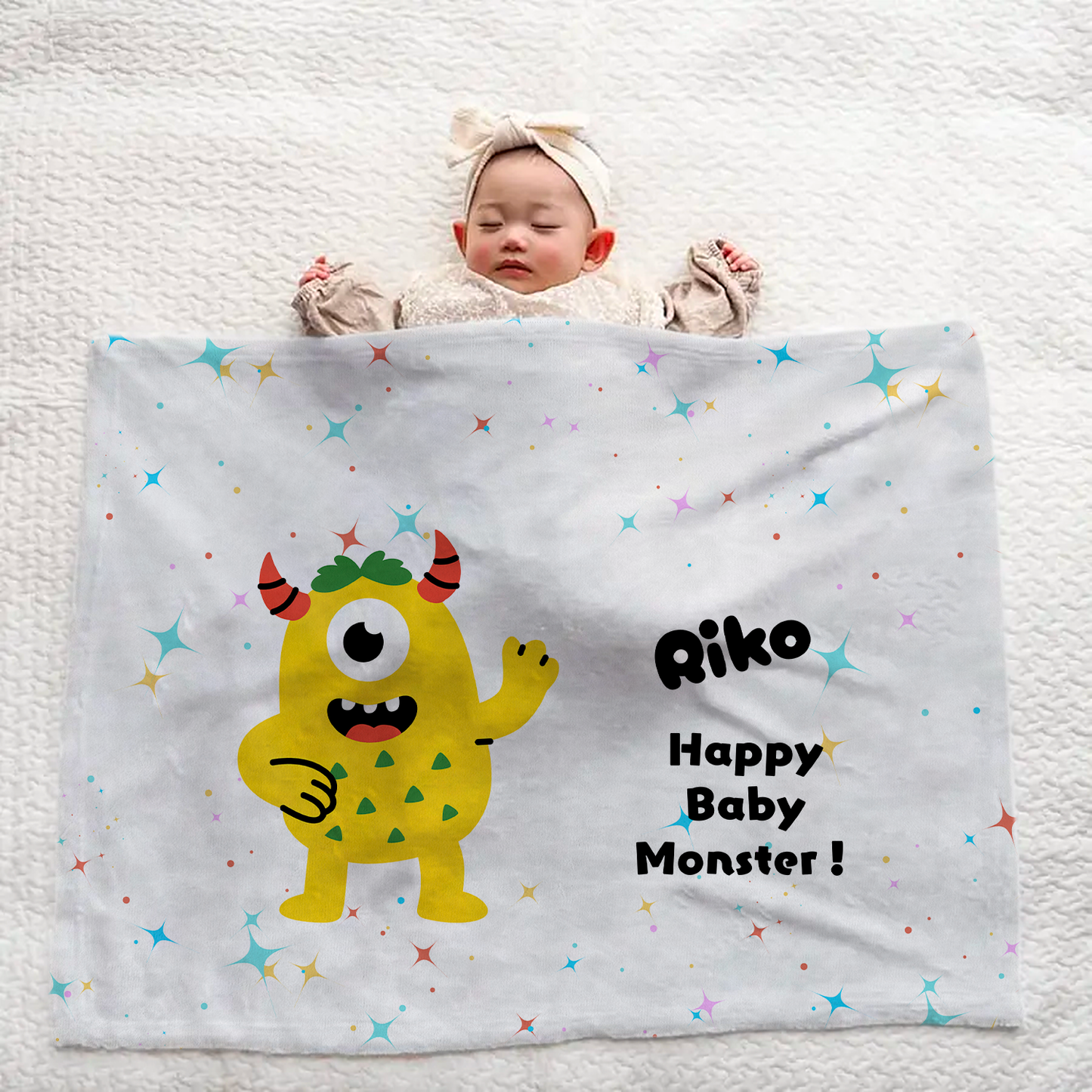 モンスターブランケット|名入れ|誕生日ギフト|出産祝い|オーダー