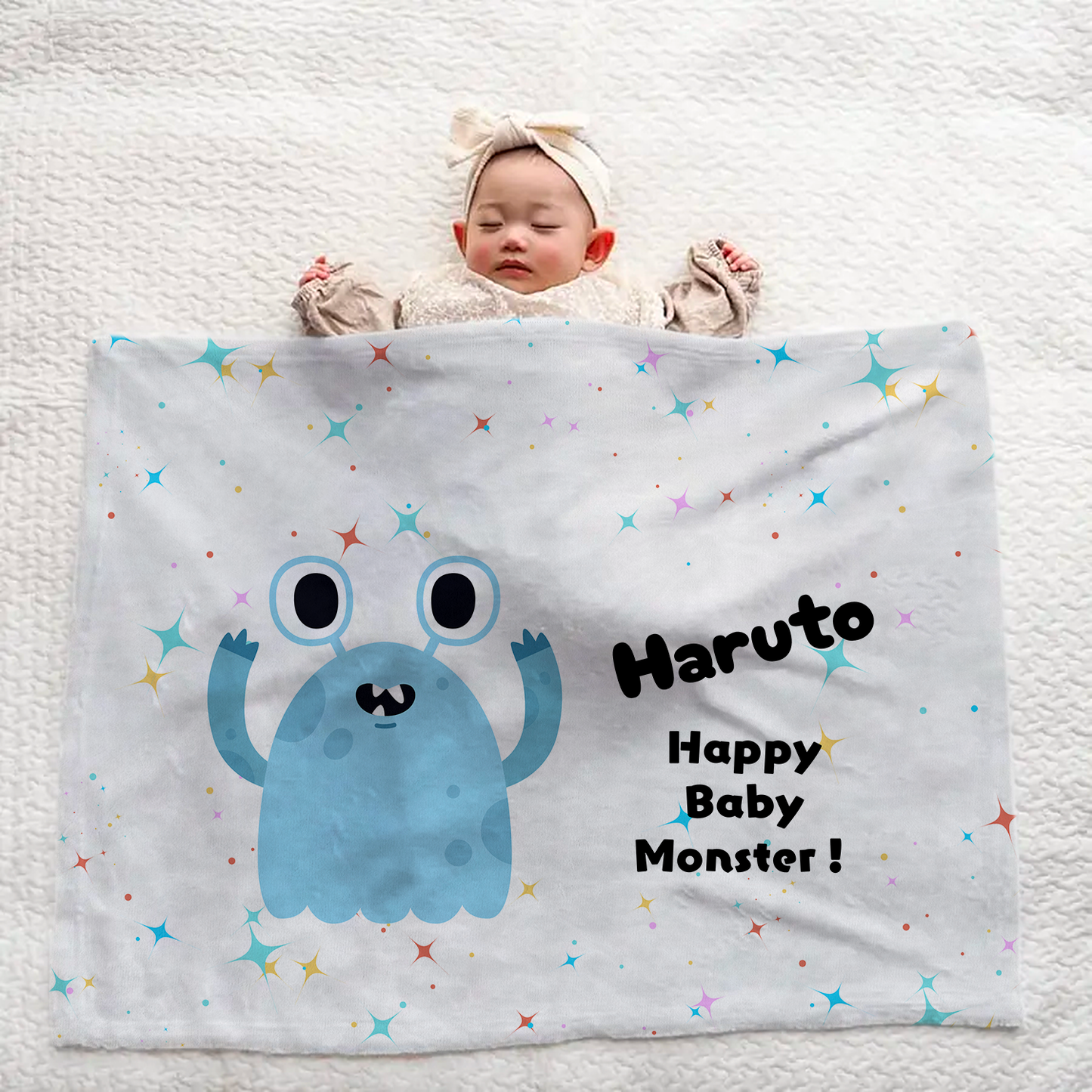 モンスターブランケット|名入れ|誕生日ギフト|出産祝い|オーダー