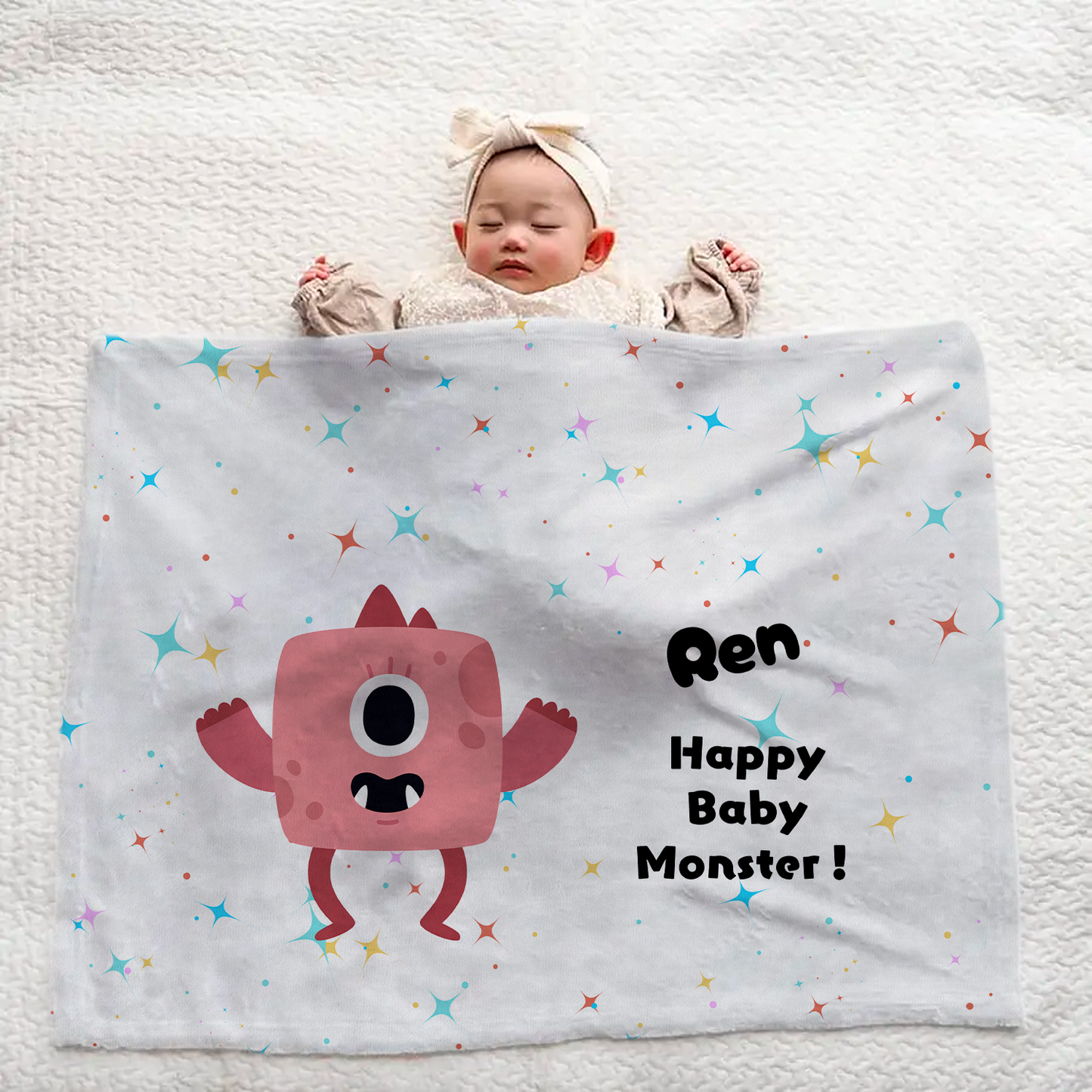 モンスターブランケット|名入れ|誕生日ギフト|出産祝い|オーダー