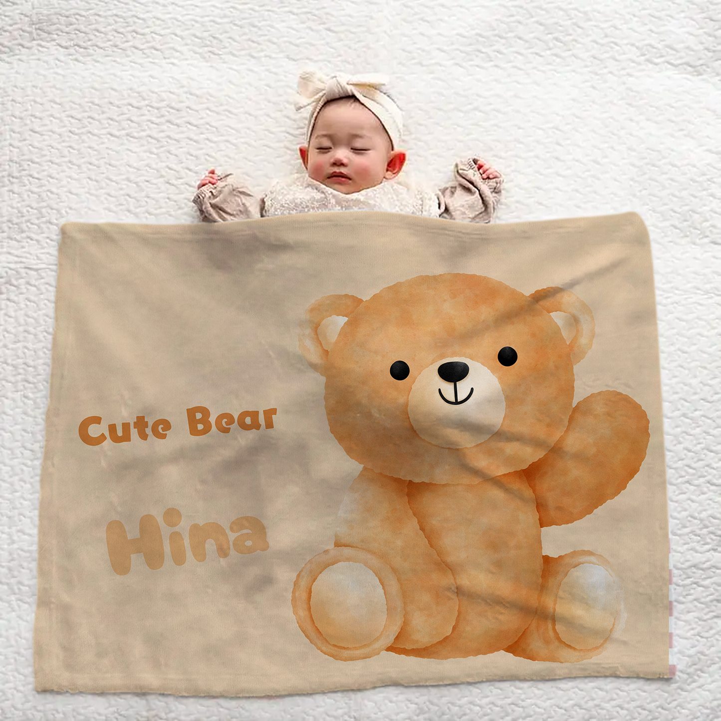 水彩動物ブランケット|名入れ|誕生日ギフト|出産祝い|オーダー