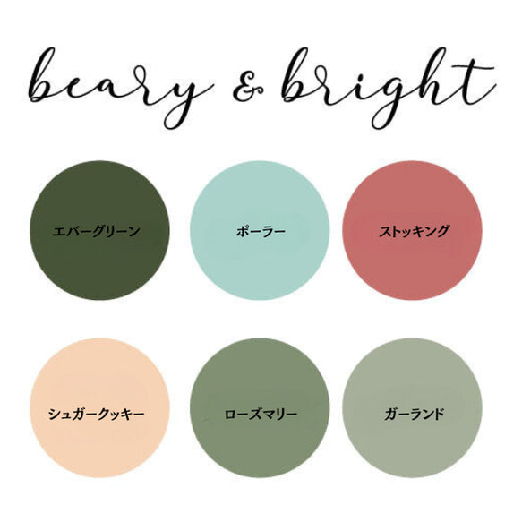 【オーダーメイド】名入れ ブランケット・誕生日ギフト・出産祝い・女の子・男の子・BEARY & BRIGHT