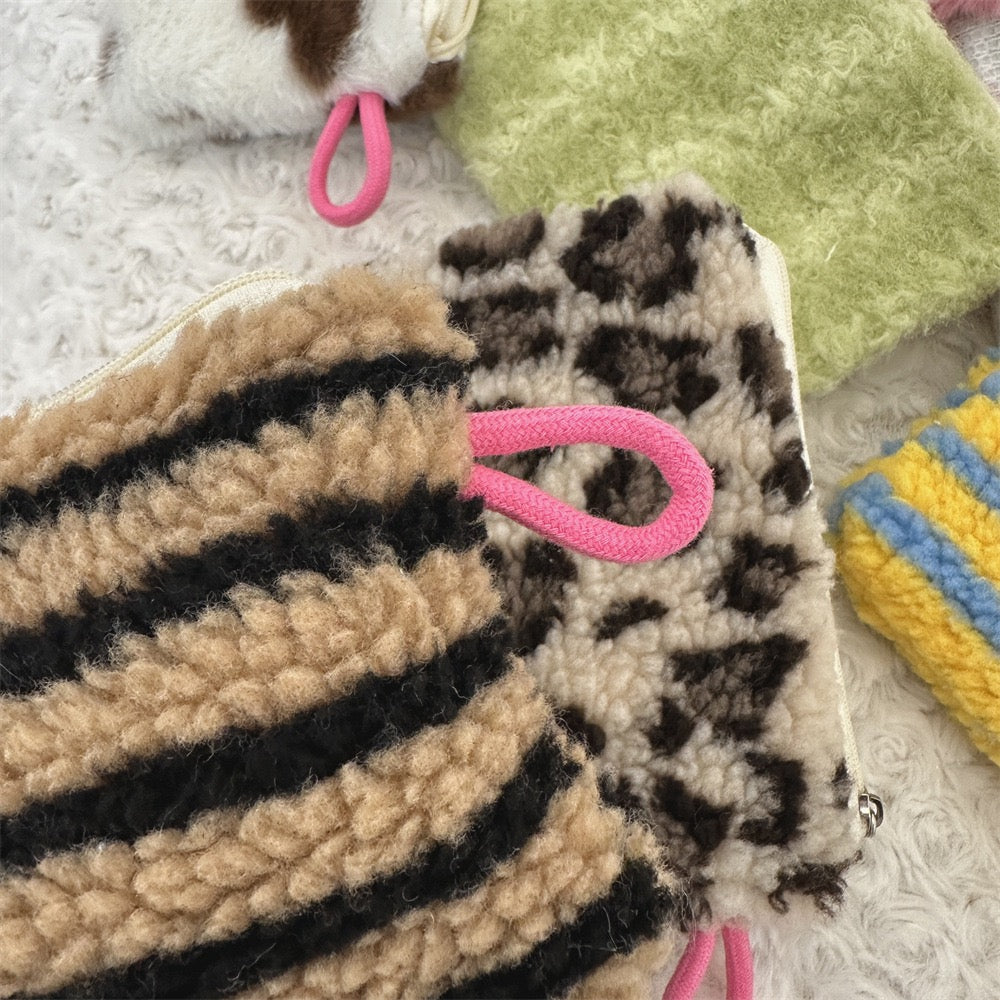 【オーダーメイド】名前刺繍可能！お名前入り 刺繍収納ポーチ／小銭入れ