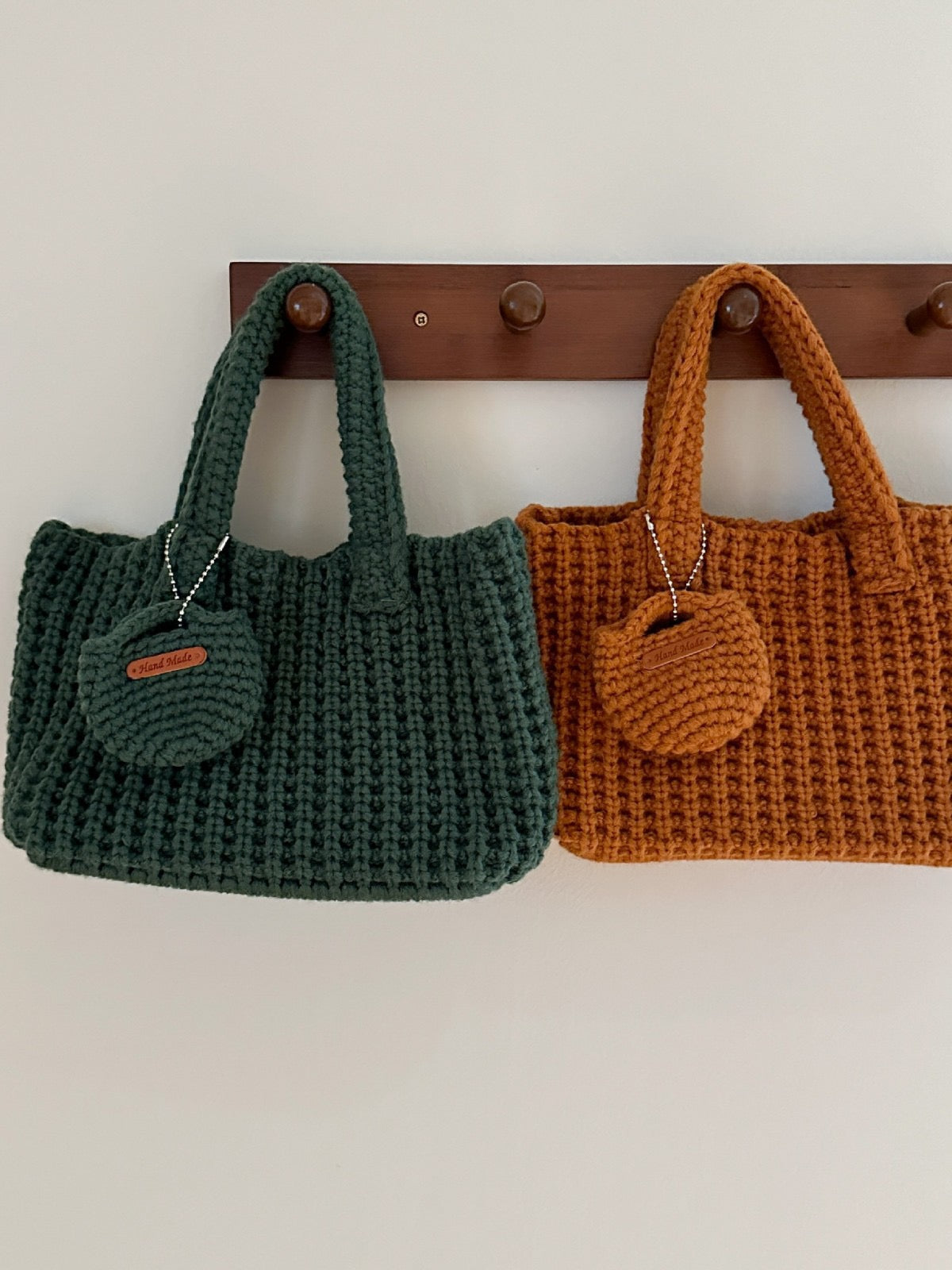 【オーダーメイド】名前刺繍可能！お名前入り トートバッグ　収納ハンドバッグ