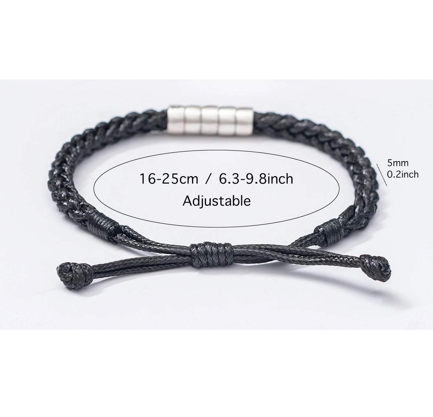 名入れ ブレスレット・家族の名前入り レザーブレスレット バレンタインデー