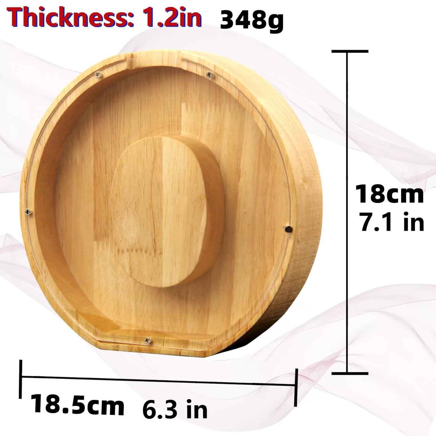 選べるアルファベットフォトフレーム - 手作りフラワー付き